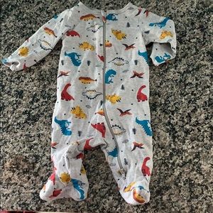 - 2 pair 0-3 month pajamas